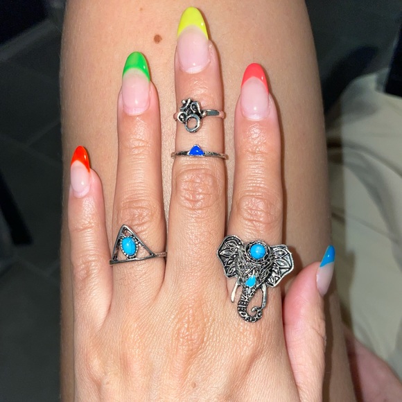 Boho Rings Set - Picture 4 of 11